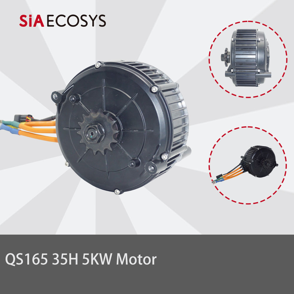 QSMOTOR QS165 5000W 35H PMSM M - Fardriver Nd72850 Controller ulasan dan harga